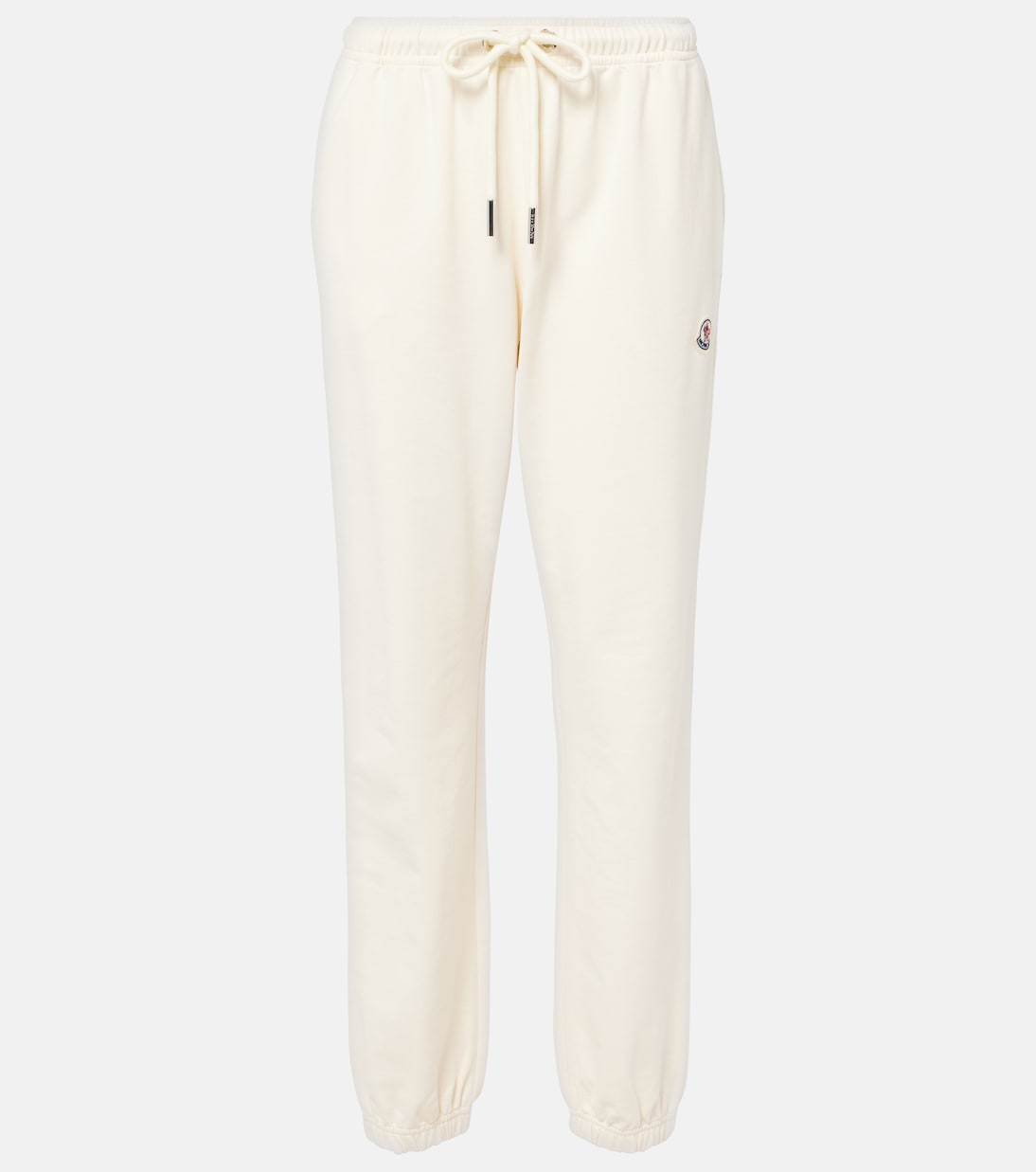 

Хлопковые спортивные штаны Moncler, Creme
