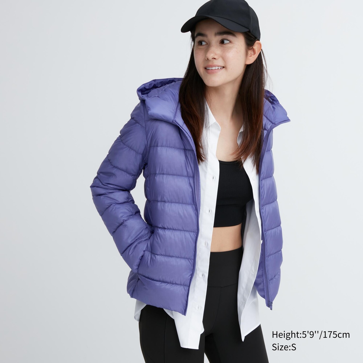 

Пуховик Uniqlo Ultra Light Down, фиолетовый