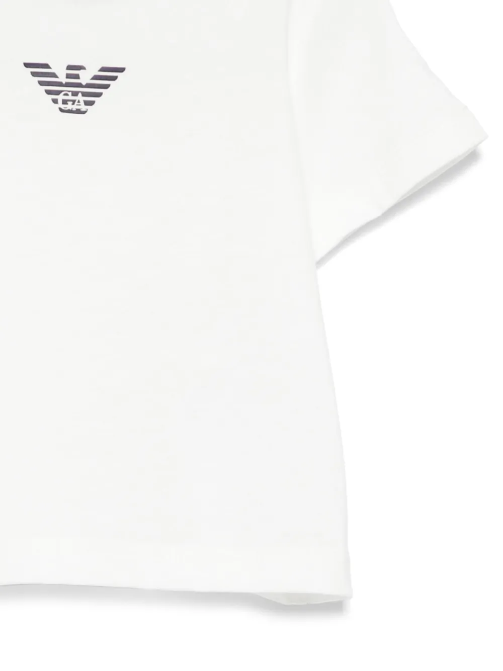 Футболка с логотипом Emporio Armani Kids, белый — фото 3