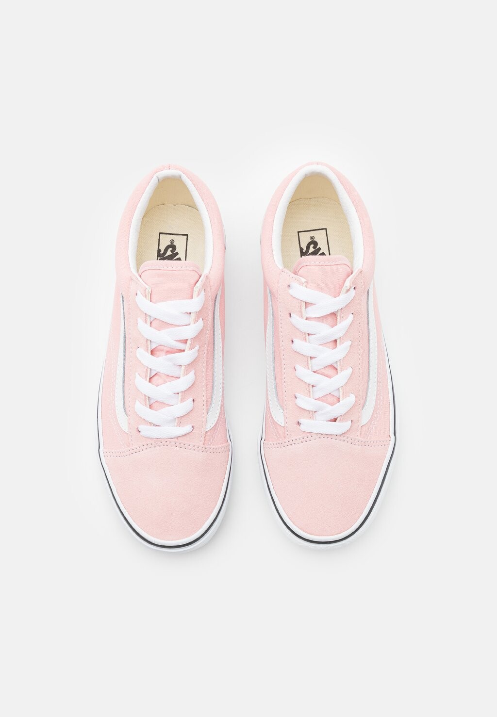 Низкие кроссовки Old Skool Unisex Vans, цвет powder pink/true white — фото 4