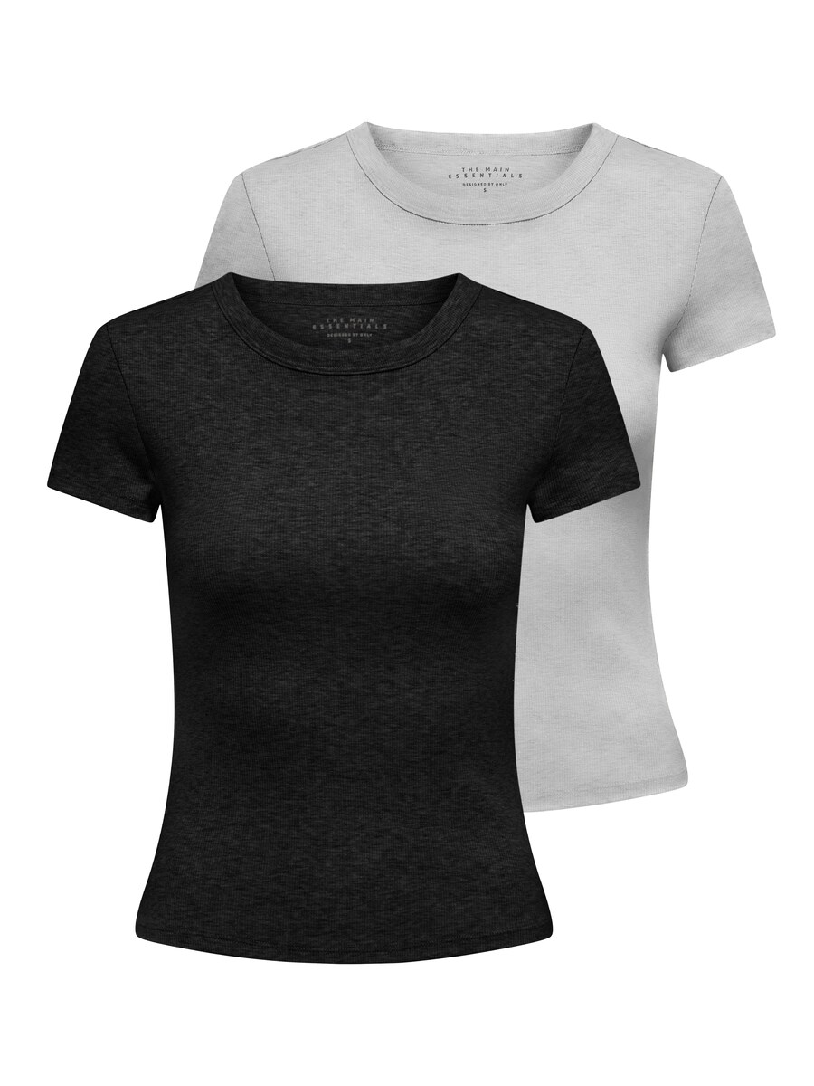 

Рубашка ONLY ONLEASY, цвет mottled grey/mottled black