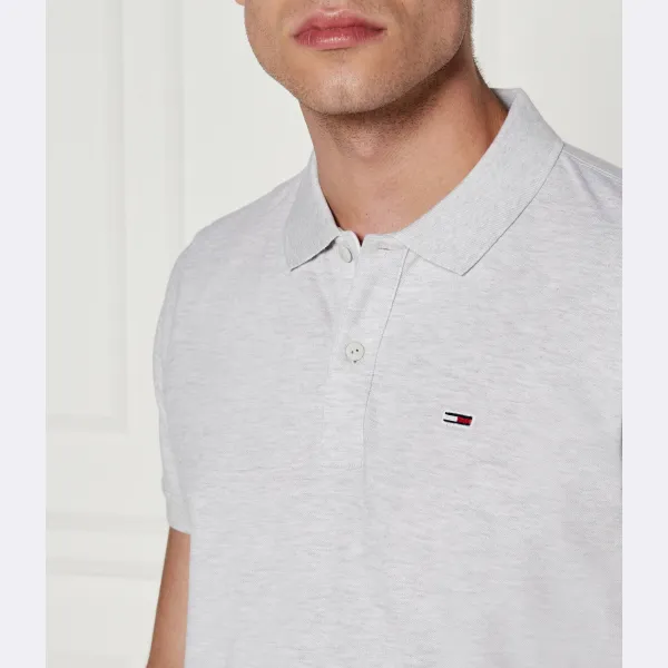 Рубашка-Поло узкого кроя Tommy Hilfiger, серый — фото 4