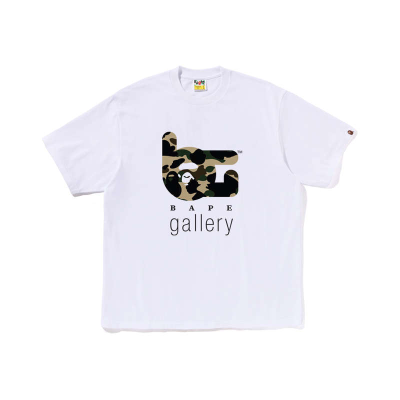 

A BATHING APE Футболка Gallery Series мужская белая/WHX, Белый, A BATHING APE Футболка Gallery Series мужская белая/WHX
