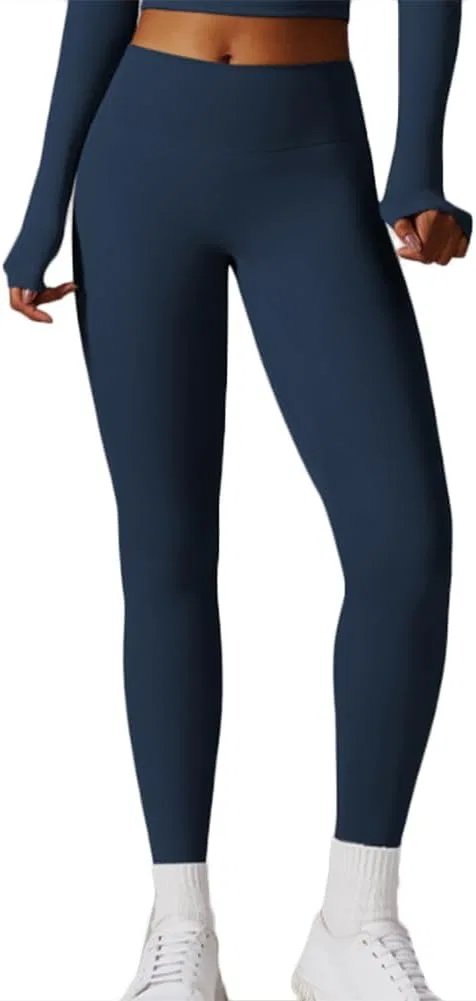 Женские леггинсы для йоги High-Waisted, Dark Blue