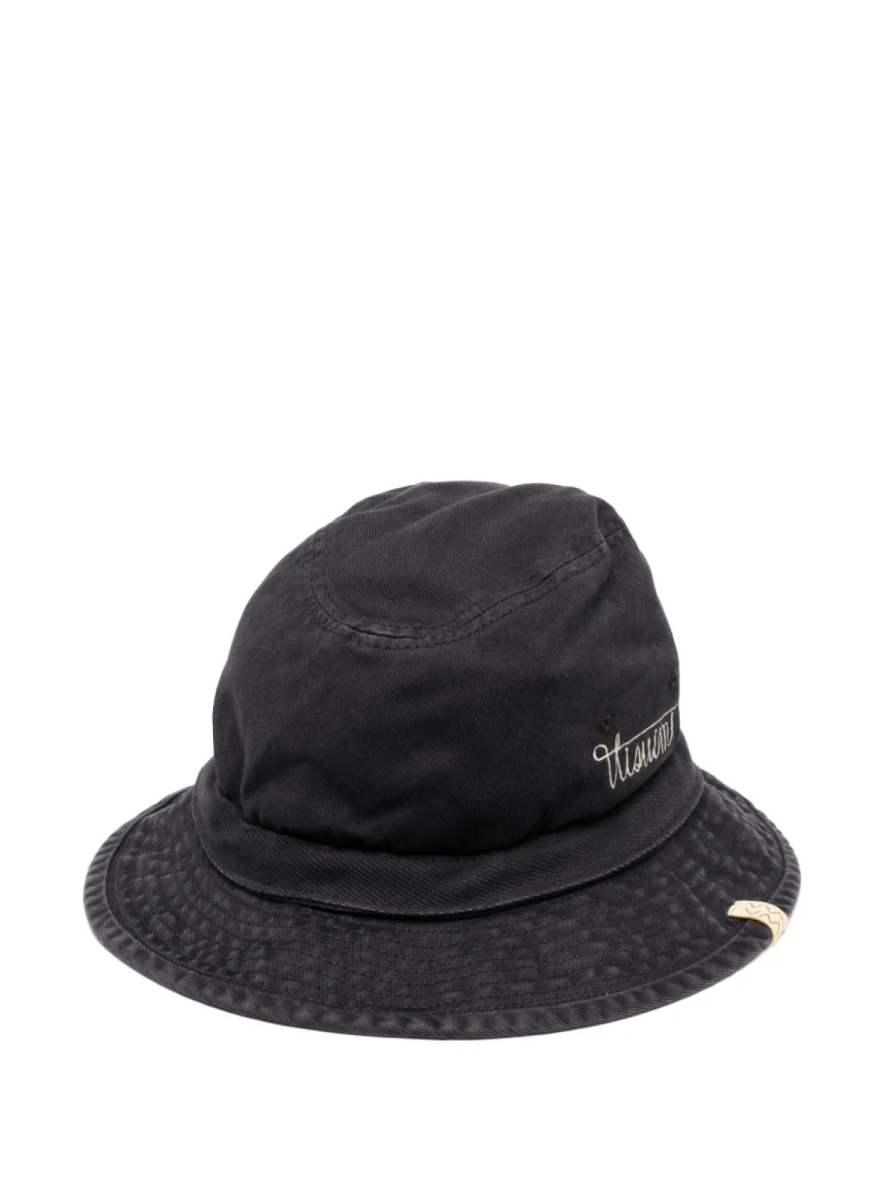 

Visvim панама с вышитым логотипом, черный