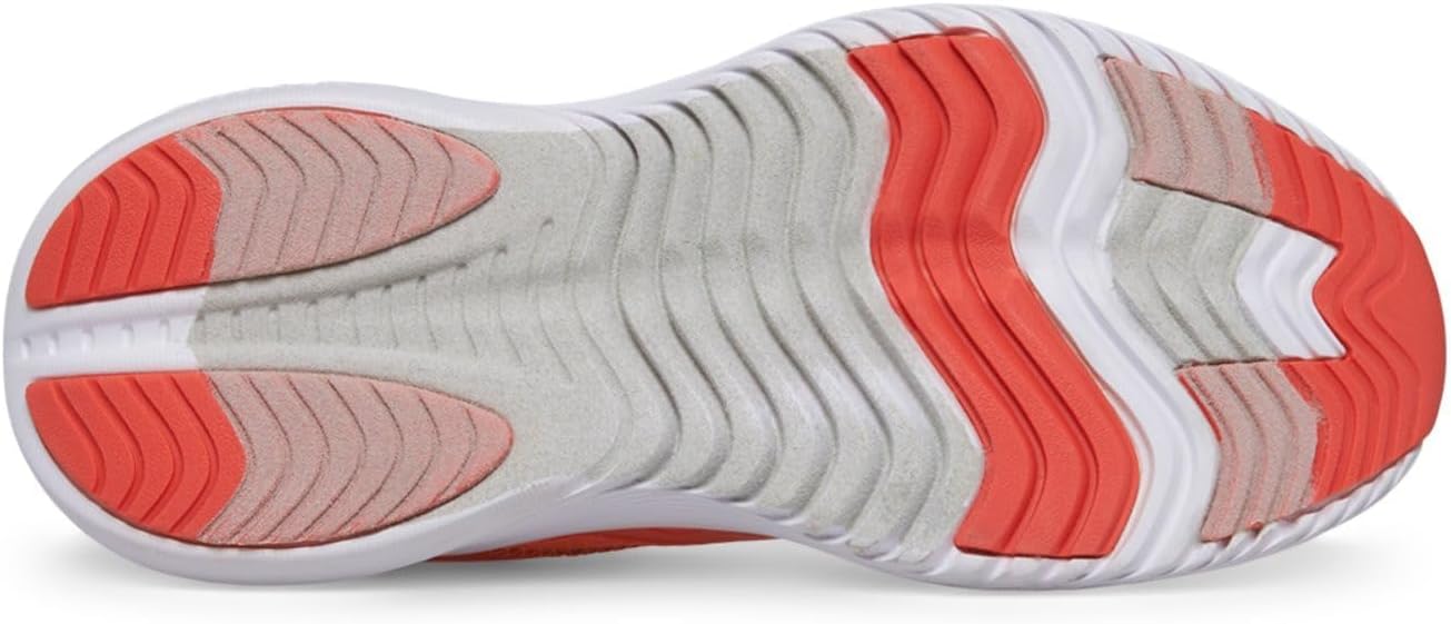 Детские кроссовки Saucony Kinvara 14 унисекс от шнуровки до носка, Coral — фото 3