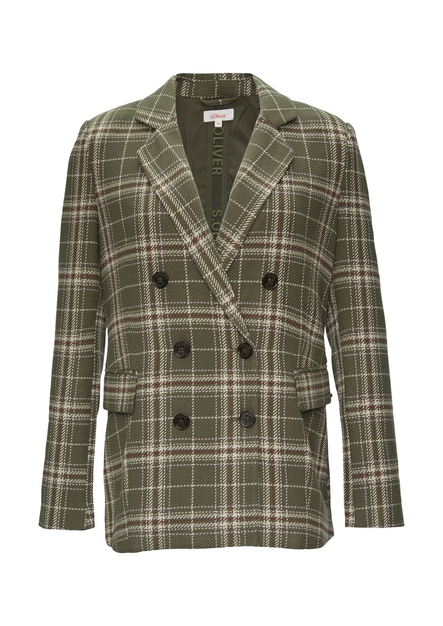 

Классический блейзер s.Oliver Blazer, оливковый