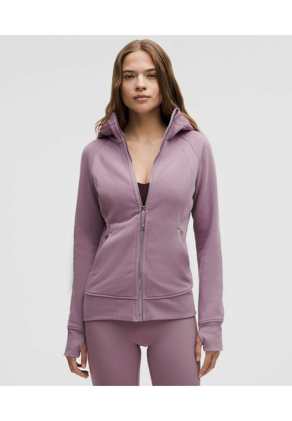 

Толстовка на молнии lululemon, фиолетовый