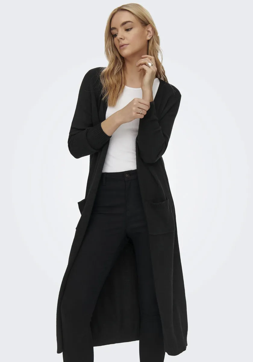 

Only длинный кардиган "ONLLESLY L/S LONG CARDIGAN", черный