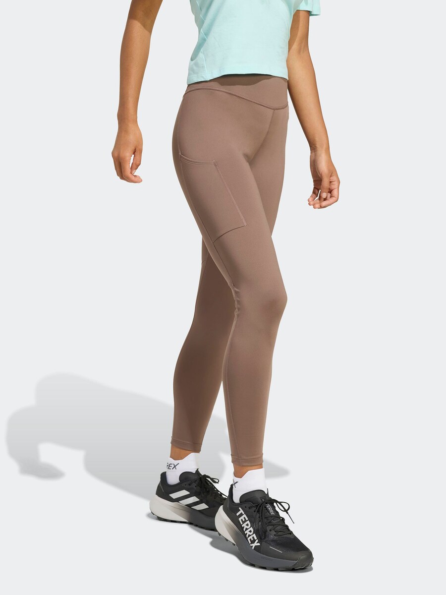 Узкие брюки для активного отдыха ADIDAS TERREX MT, цвет Brocade — фото 2