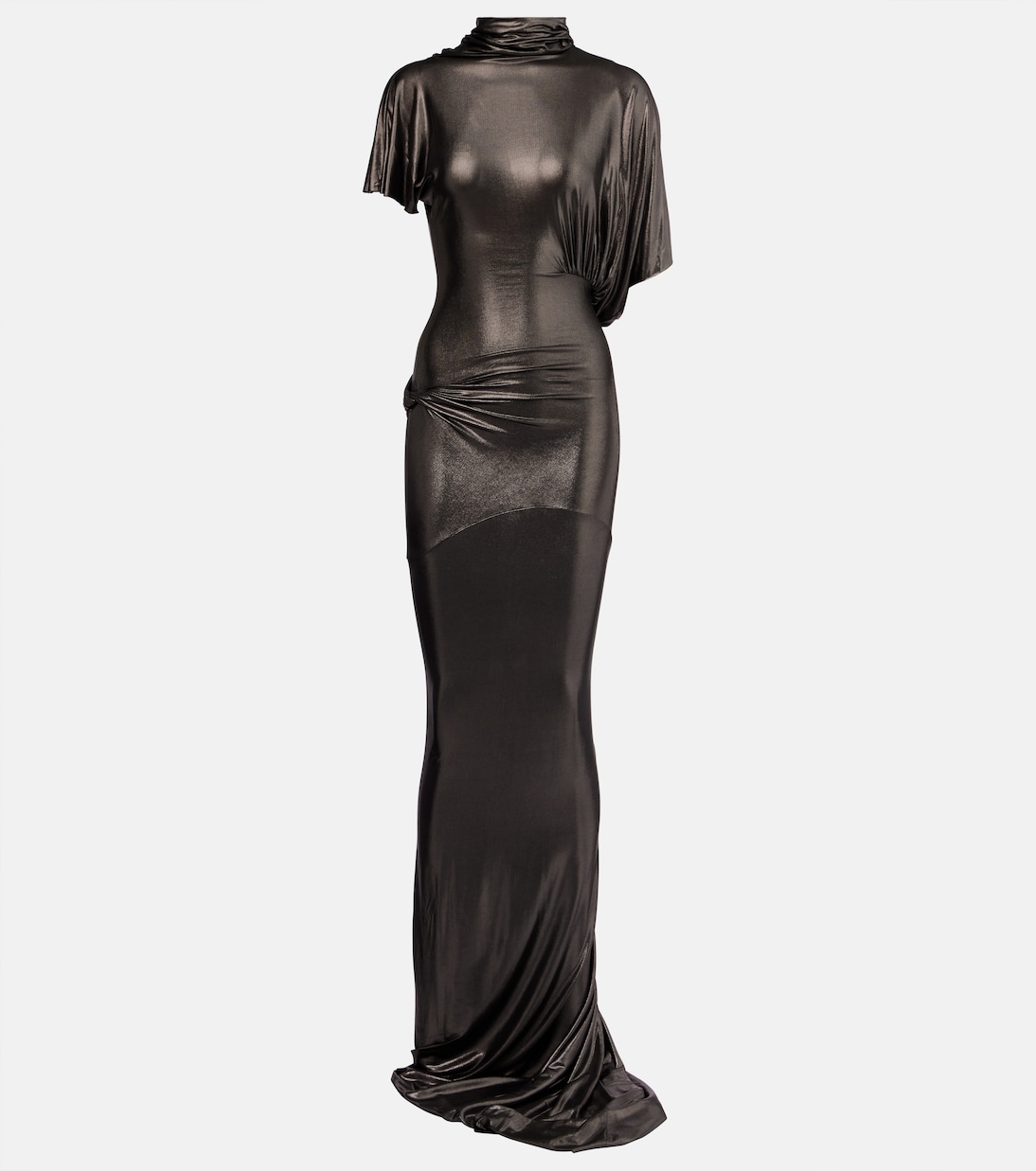 

Асимметричное платье Lilith с драпировкой Rick Owens, Gunmetal