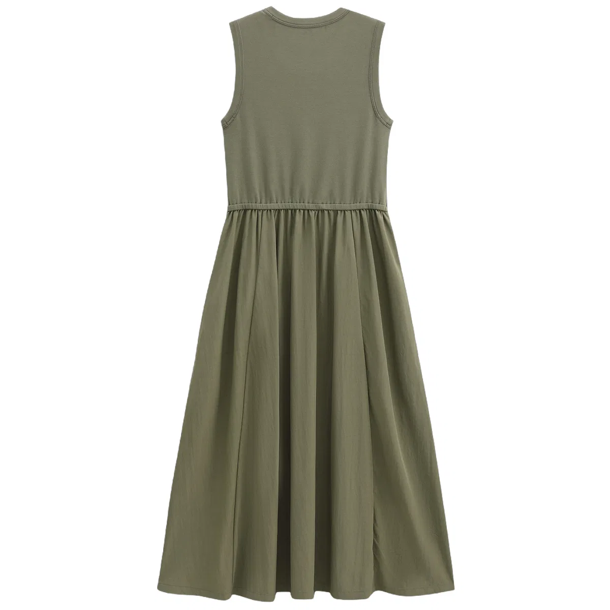 Платье без рукавов GAP зеленое — фото 3