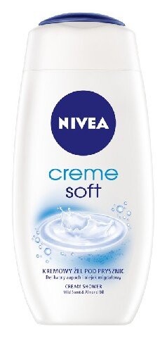 

Кремовый гель для душа с миндальным маслом, 250 мл Nivea, Creme Soft