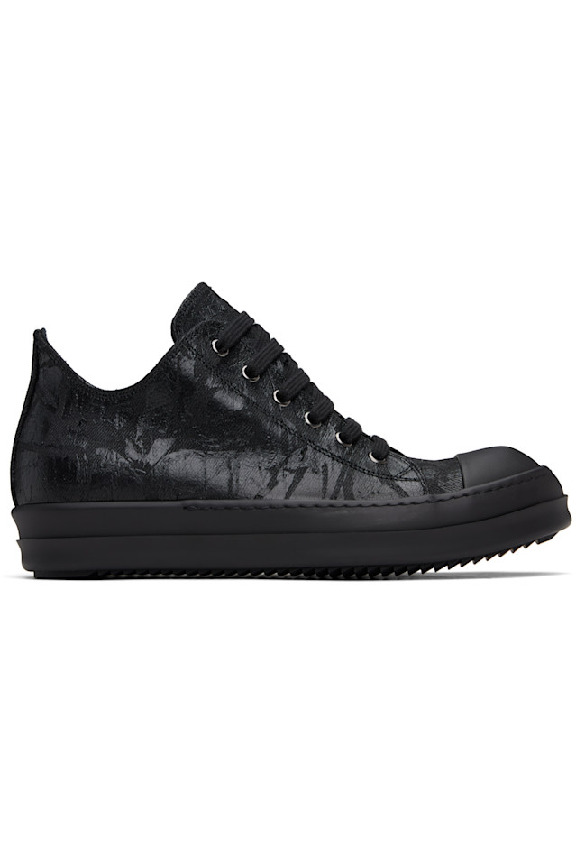 

Голливудские низкие кроссовки sneaks Rick Owens Drkshdw, черный