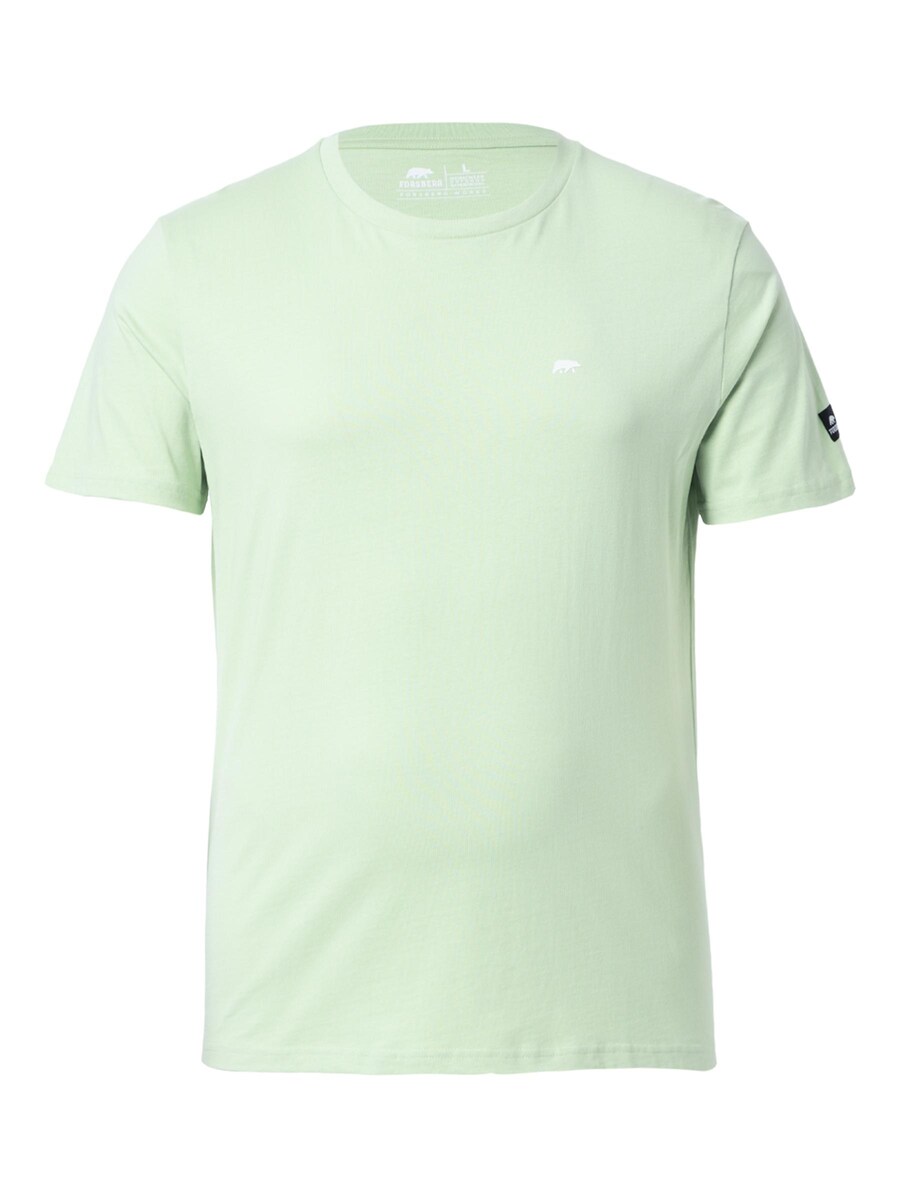 

Футболка FORSBERG T- mit kleinem Gummi-Patch, Pastel green
