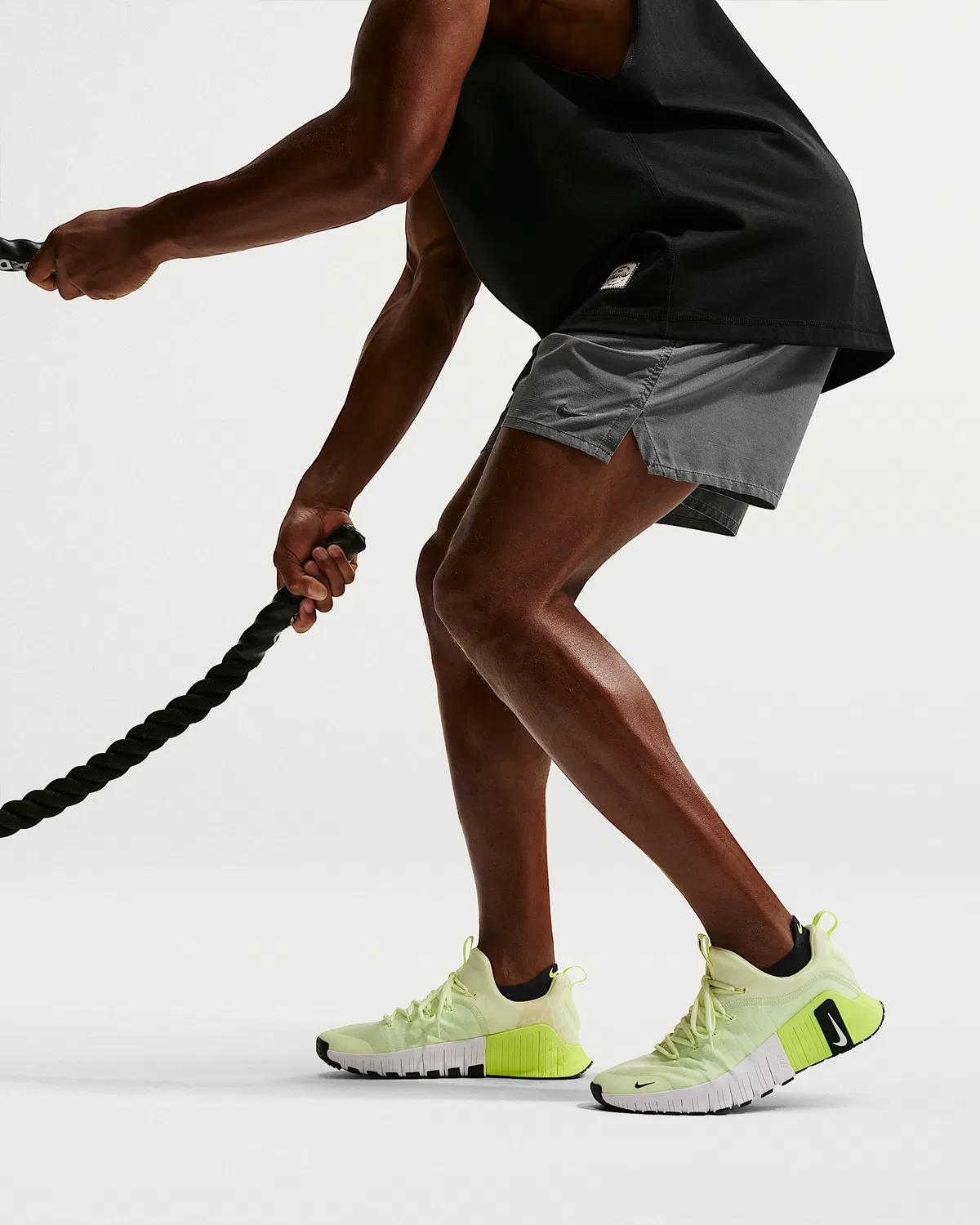 Dri-FIT ADV Cushioned No-Show Socks (1 Pair) Nike Unicorn, Black/Volt/Volt — фото 4