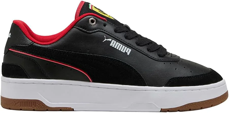 Мужские кроссовки PUMA Scuderia Ferrari Ca Match с шнуровкой, повседневные - красные, черный