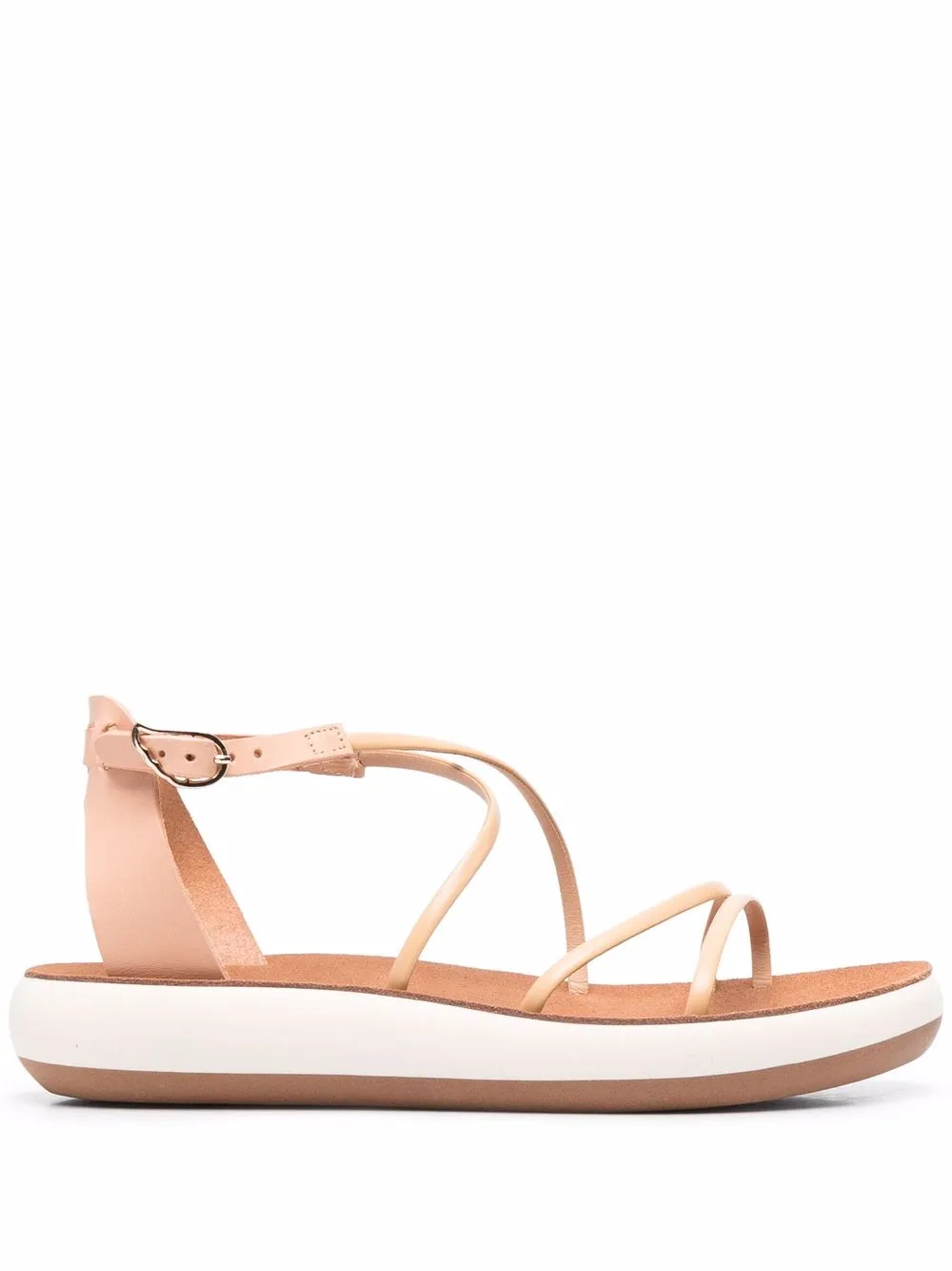 Сандалии Anastasia с ремешками Ancient Greek Sandals, нейтральный