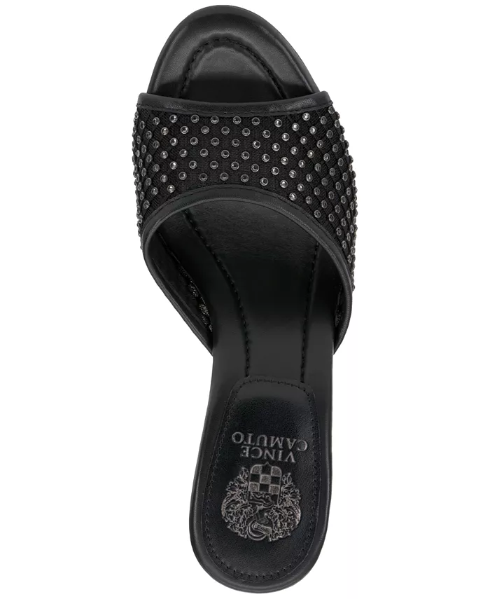 Женские сандалии Paigelyy с декоративными элементами Vince Camuto, черный — фото 4