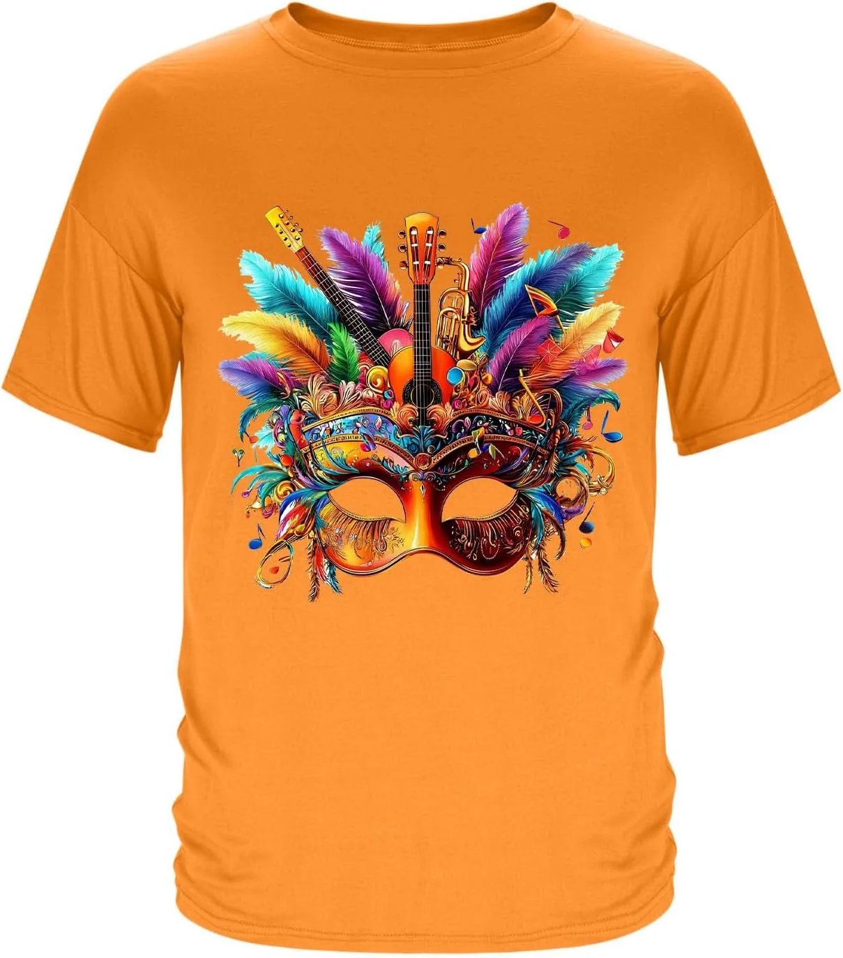 Футболка Carnival Shirt для мужчин с принтом Festival Mask — фото 4