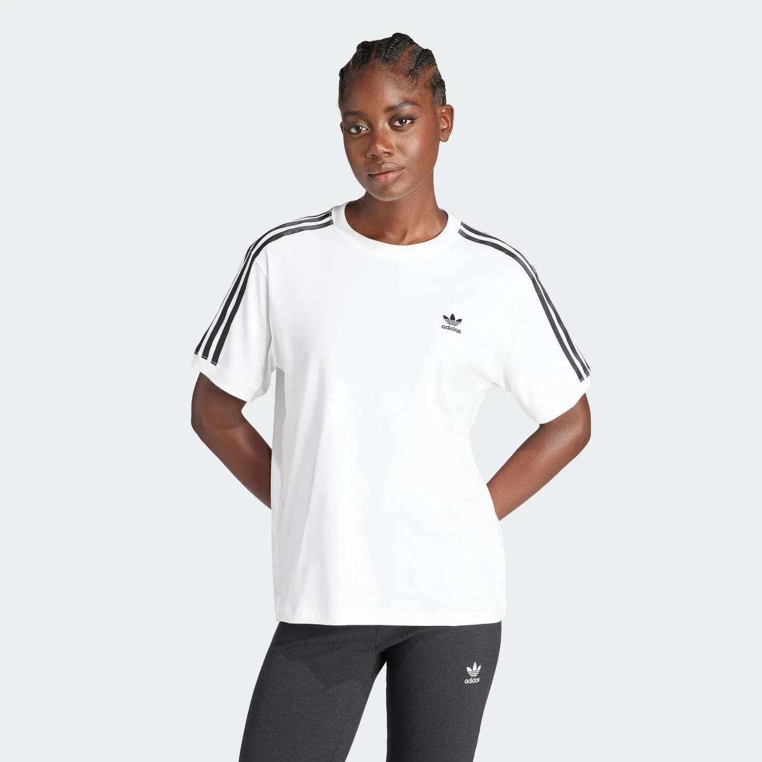 Женская футболка с тремя полосками от Adidas — фото 2