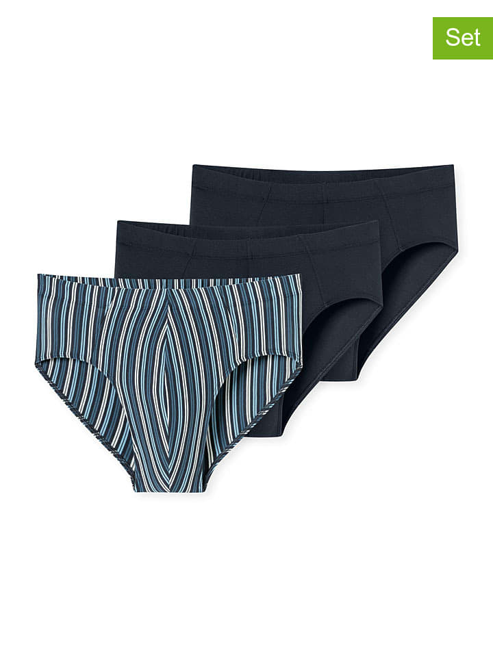 

Schiesser Комплект из 3 штук: трусы темно-синего цвета