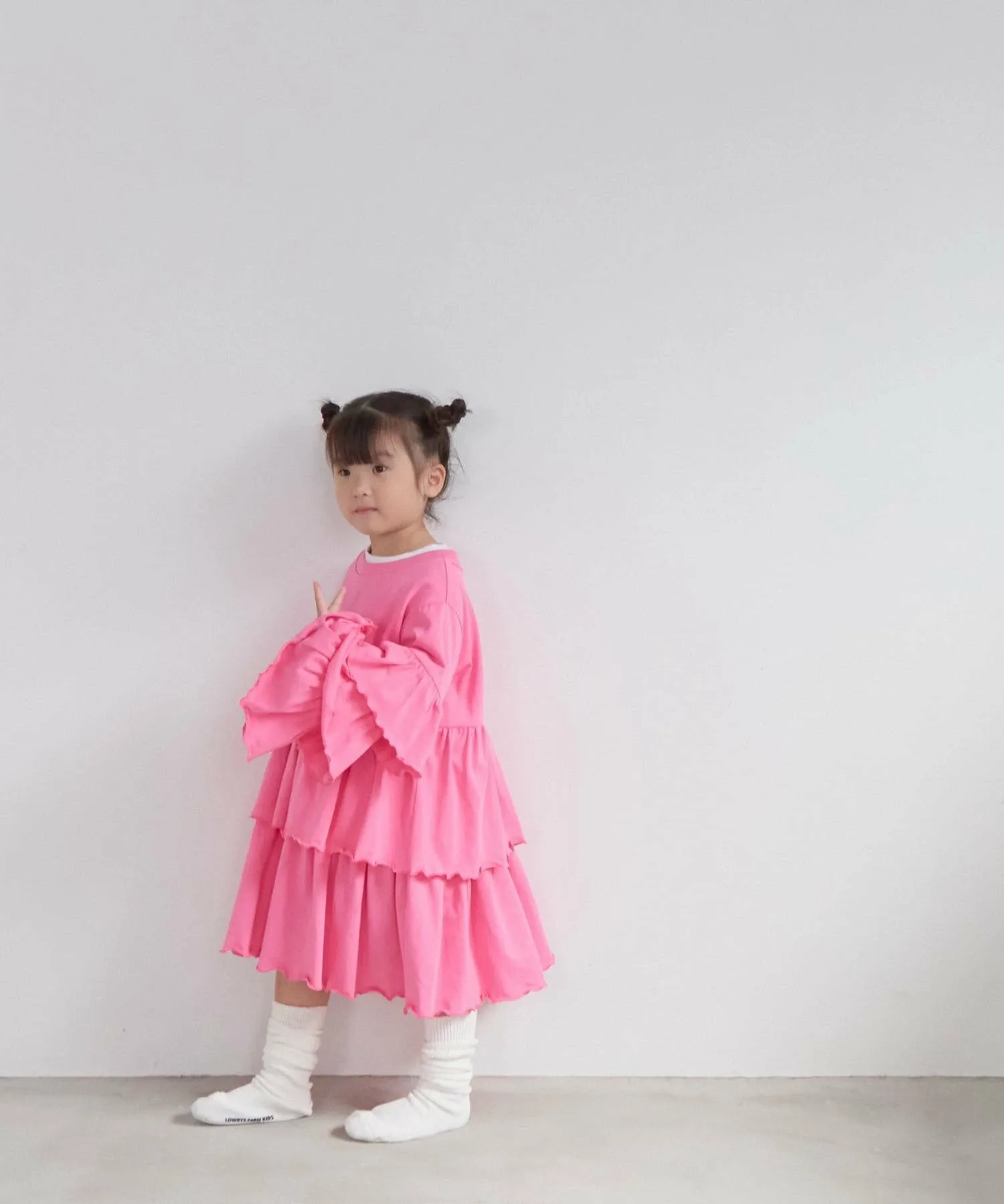 Мини-платье с оборками и ярусами Lowrys Farm, Pink (25)