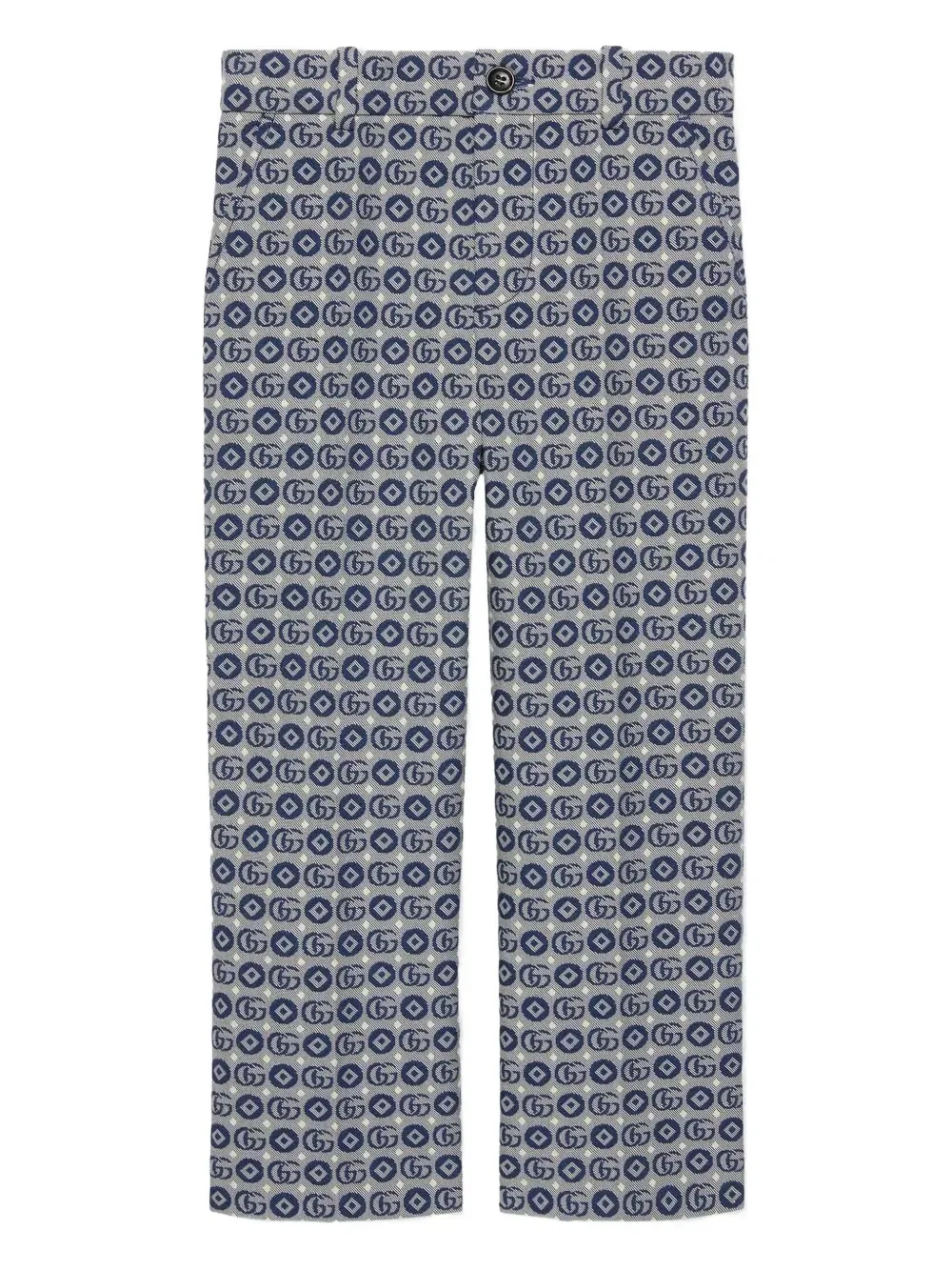Жаккардовые брюки Gg Gucci Kids, синий
