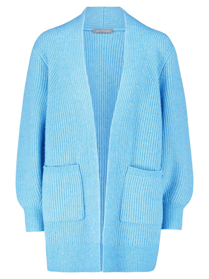 

Кардиган BETTY & CO ohne Verschluss, цвет light blue melange