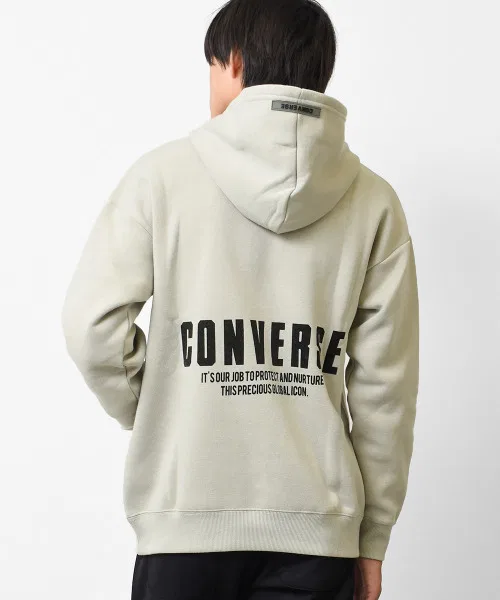 Худи CONVERSE с эксклюзивным принтом на спине [на флисовой подкладке]