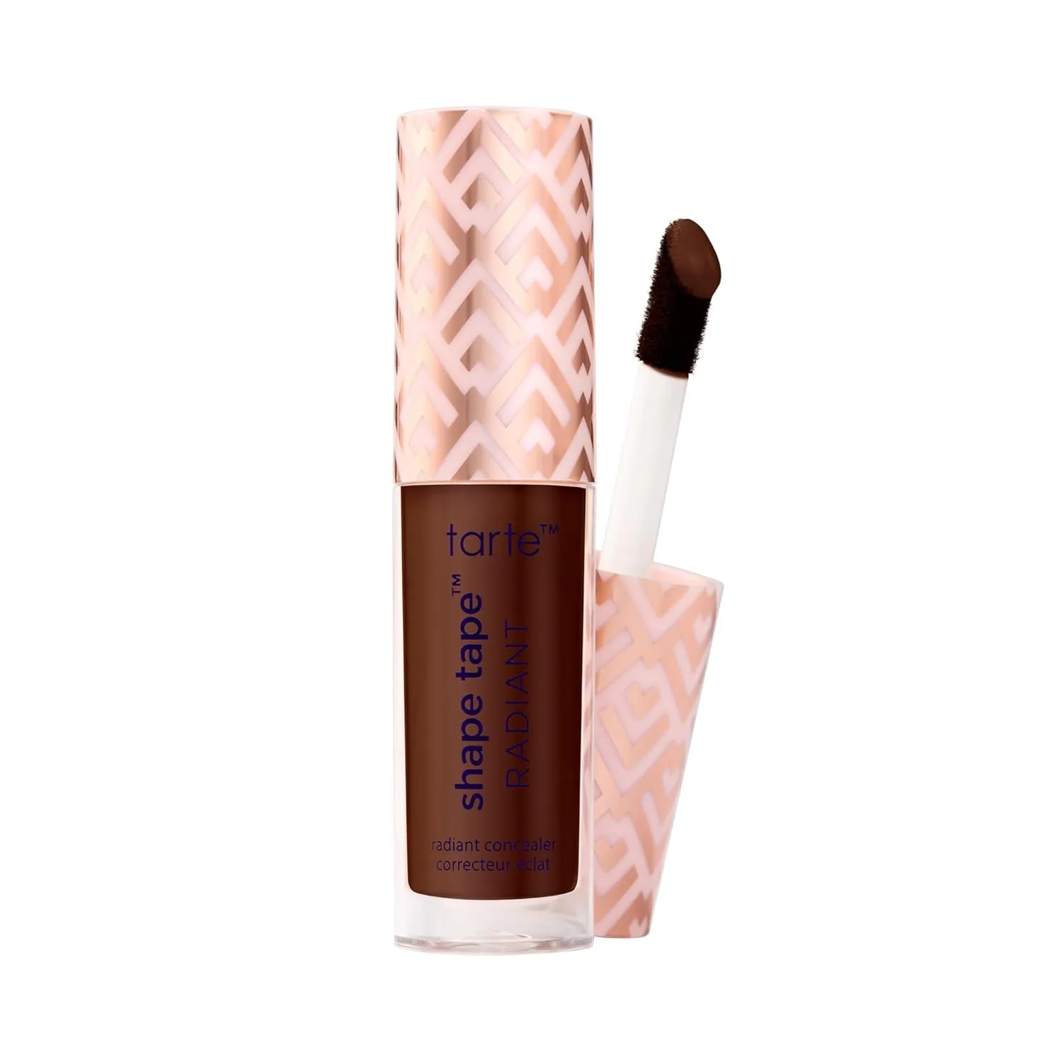 Консилер Tarte Shape Tape Radiant - среднее покрытие, сияющий финиш для маскировки темных кругов, морщинок, покраснений и пигментации, увлажняющий, веганский, cruelty free, 61H espresso