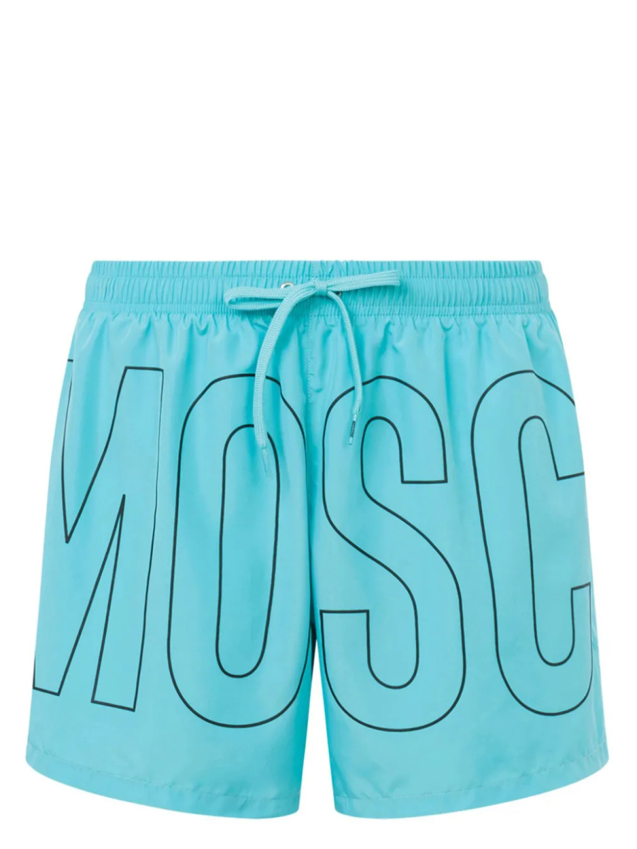 

Moschino плавки-шорты с логотипом, синий