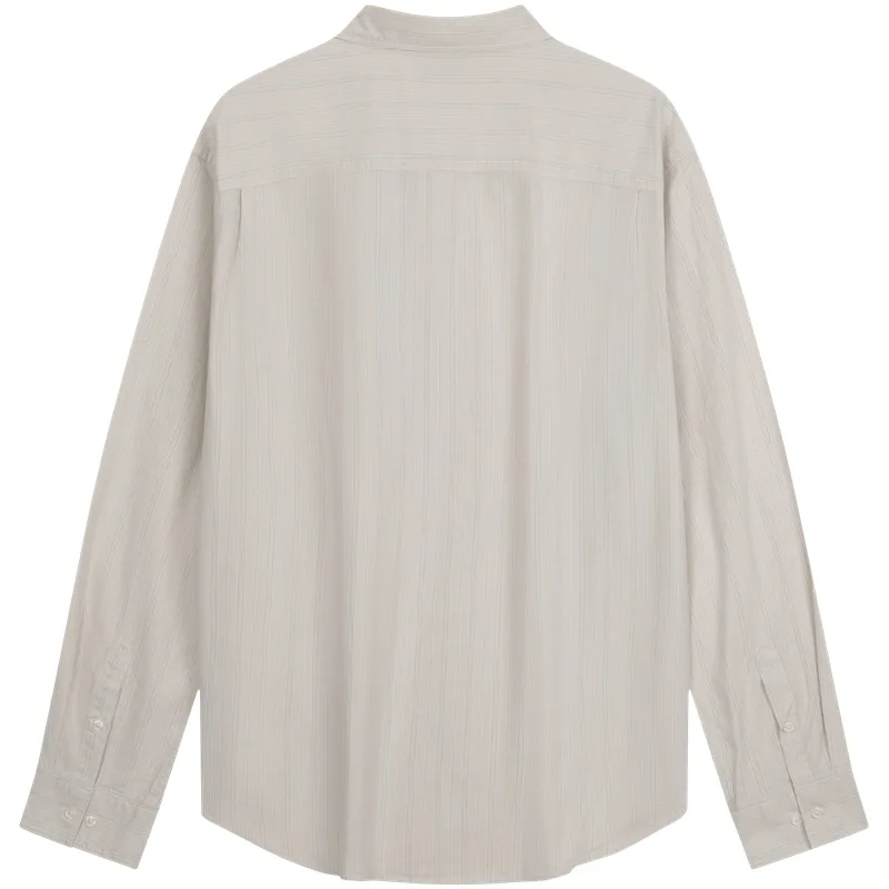 Рубашка мужская с лацканом умеренной ширины Calvin Klein, 2JX-Oat Yellow — фото 3