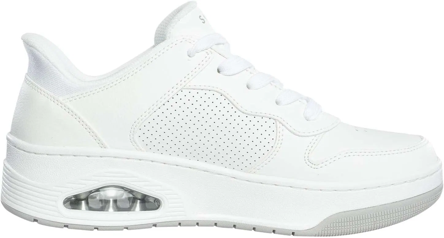 Мужские кроссовки Skechers UNO Court-Acacia Hands Free Slip-ins, White Opulent Garden — фото 3