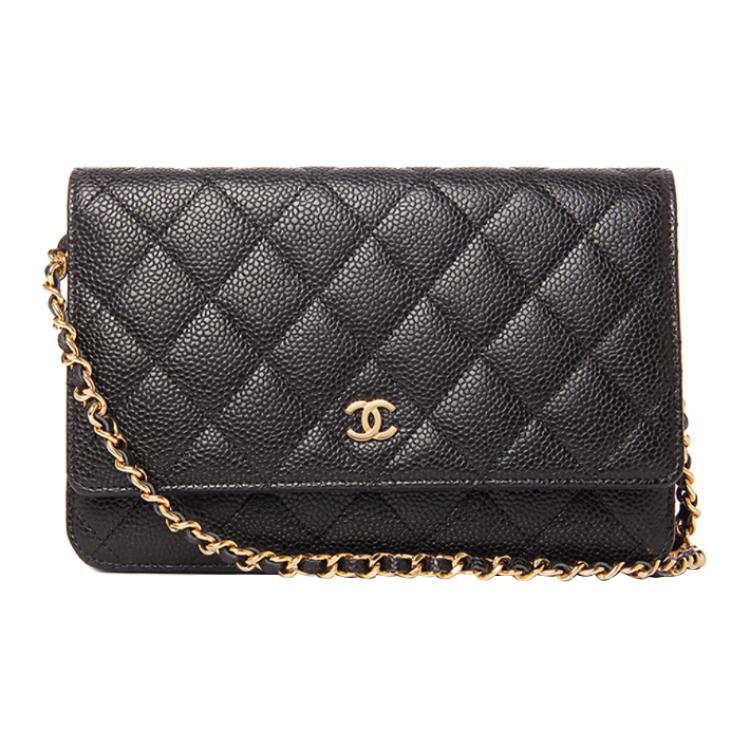 

CHANEL Сумка кроссбод из личи грайн телячьей кожи