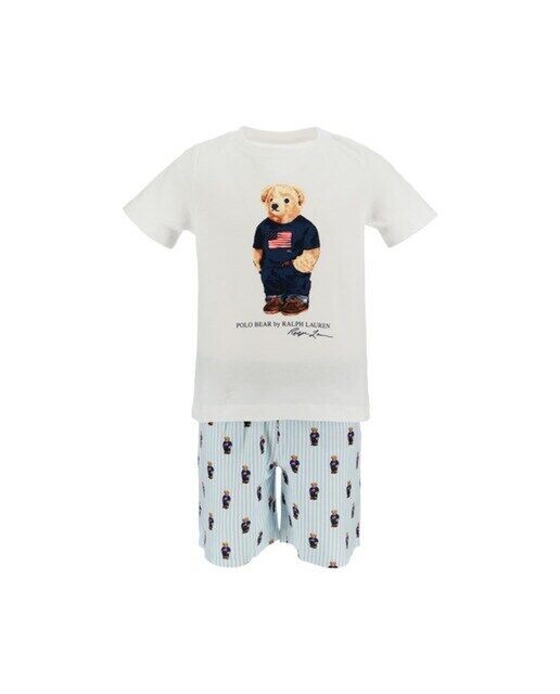 

Комплект из футболки и шорт для мальчика Polo Ralph Lauren, белый