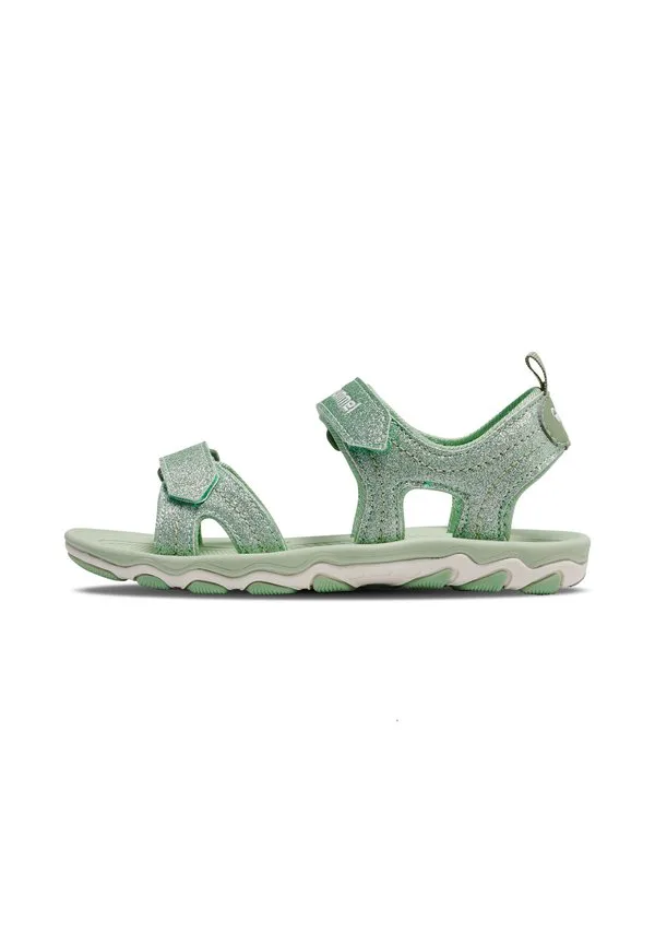 Сандалии для ходьбы glitter jr. Hummel, Frosty Green