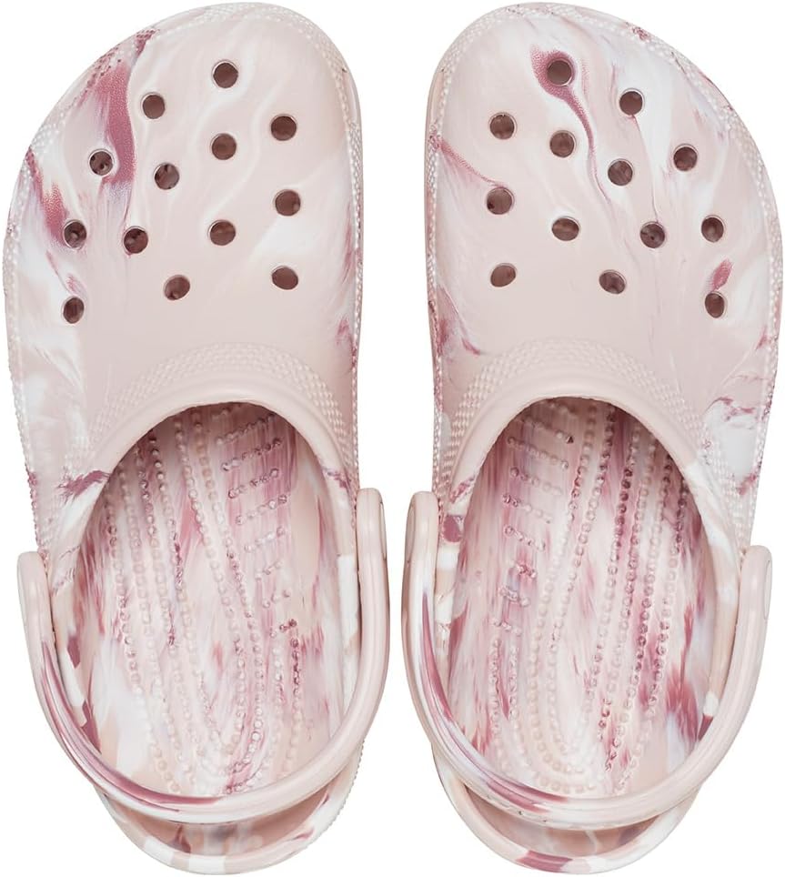 Сабо Унисекс Классические мраморные кломпы с эффектом тай-дай Crocs, мультиколор — фото 4