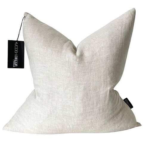 

Льняная наволочка, 18 x 18 дюймов Modish Decor Pillows, цвет Tan/Beige