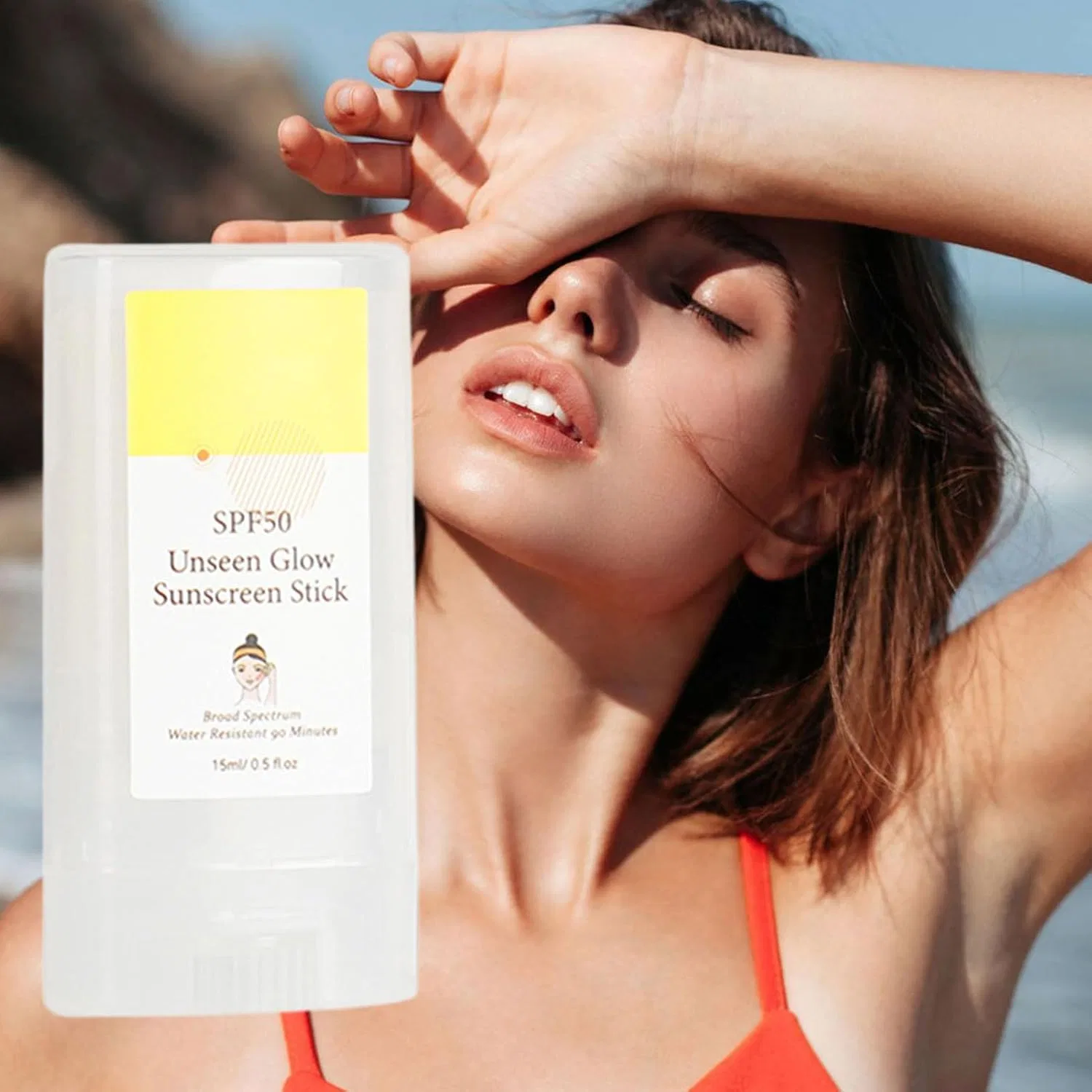 Солнцезащитный стик SPF50 водостойкий Générique — фото 3