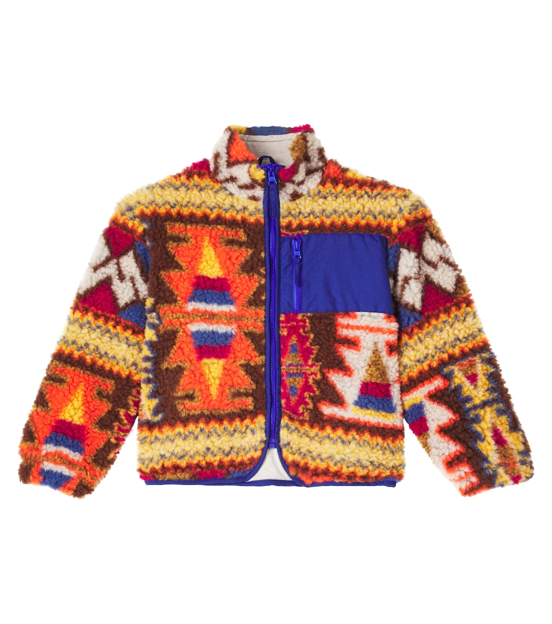 

Карлос жаккардовая куртка из смесовой шерсти с флисом The New Society, Eternal Ochre