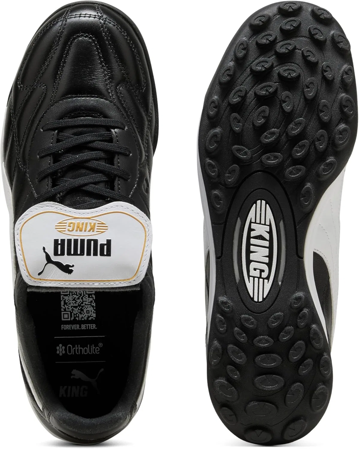 Мужские кроссовки PUMA King Top Turf, Black And White — фото 4