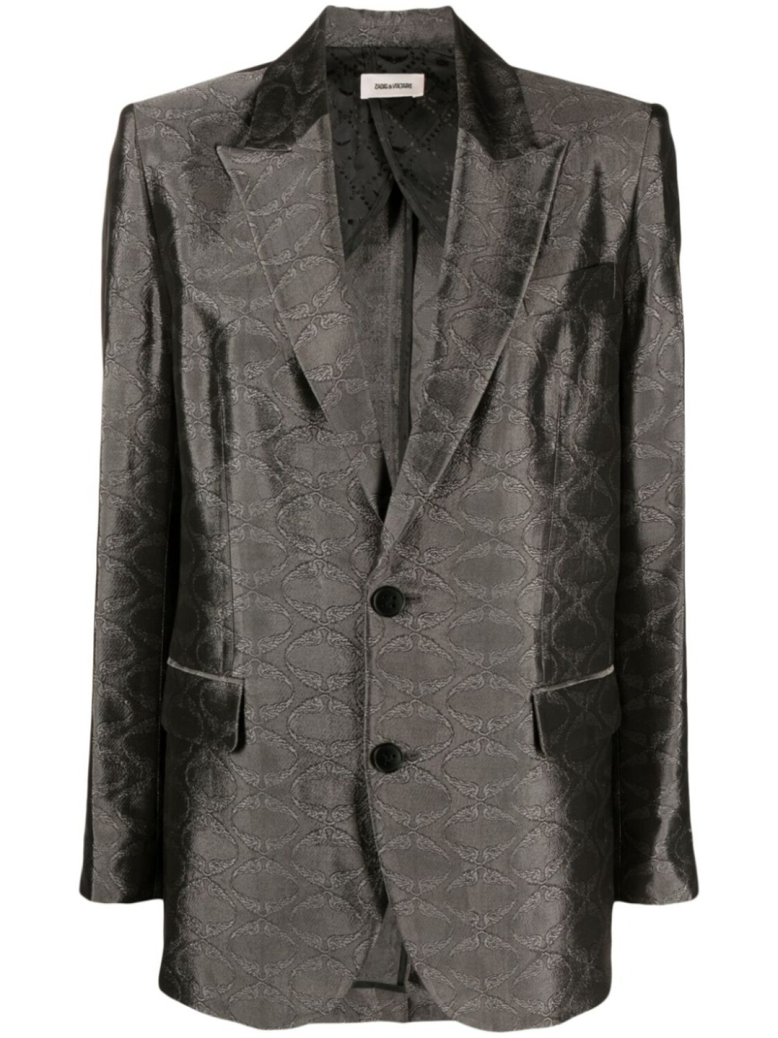 

Zadig&Voltaire жаккардовый блейзер Vegy, серебристый