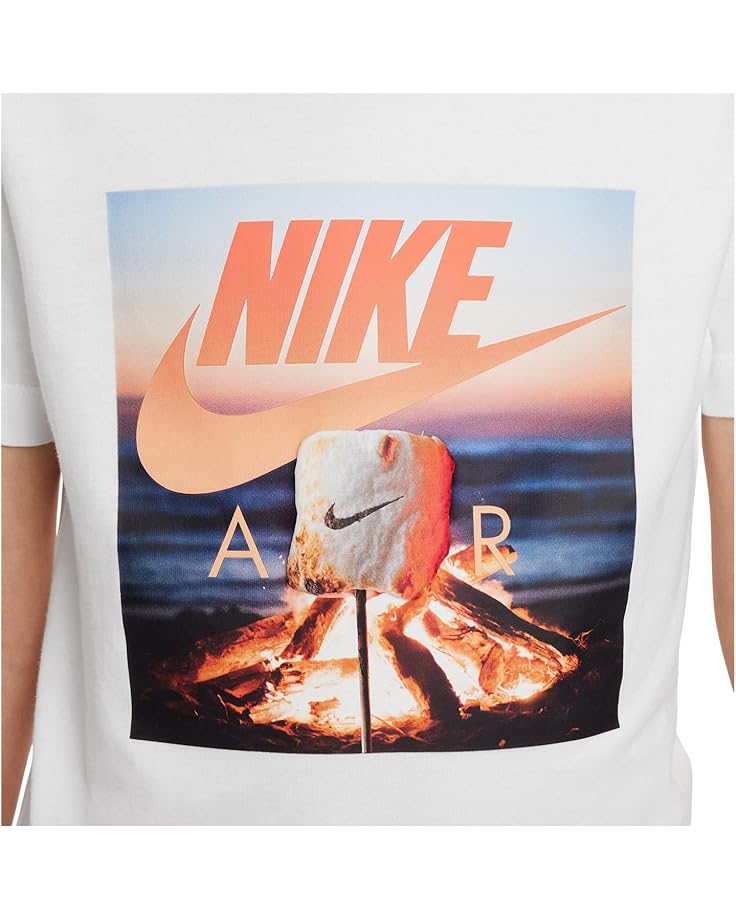 Футболка Nike Kids Sportswear Campfire T-Shirt, белый — фото 3