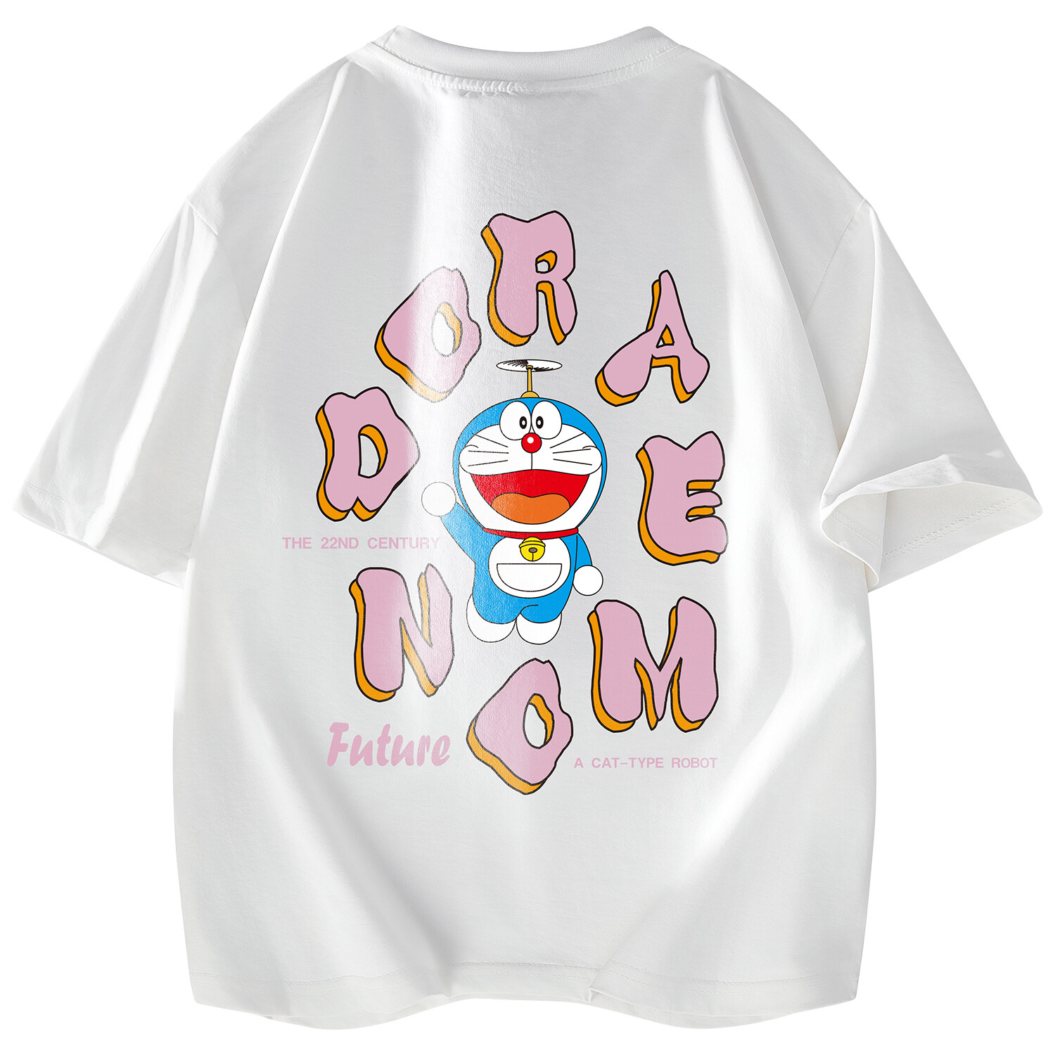 

Футболка унисекс Doraemon, цвет Foam Gray