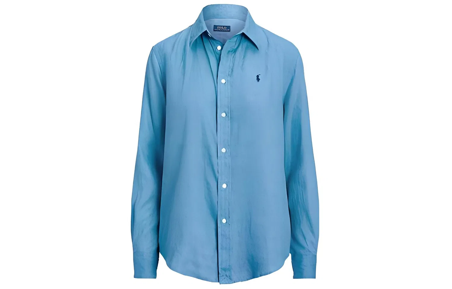 Рубашка Polo Pony из льна Polo Ralph Lauren, Blue