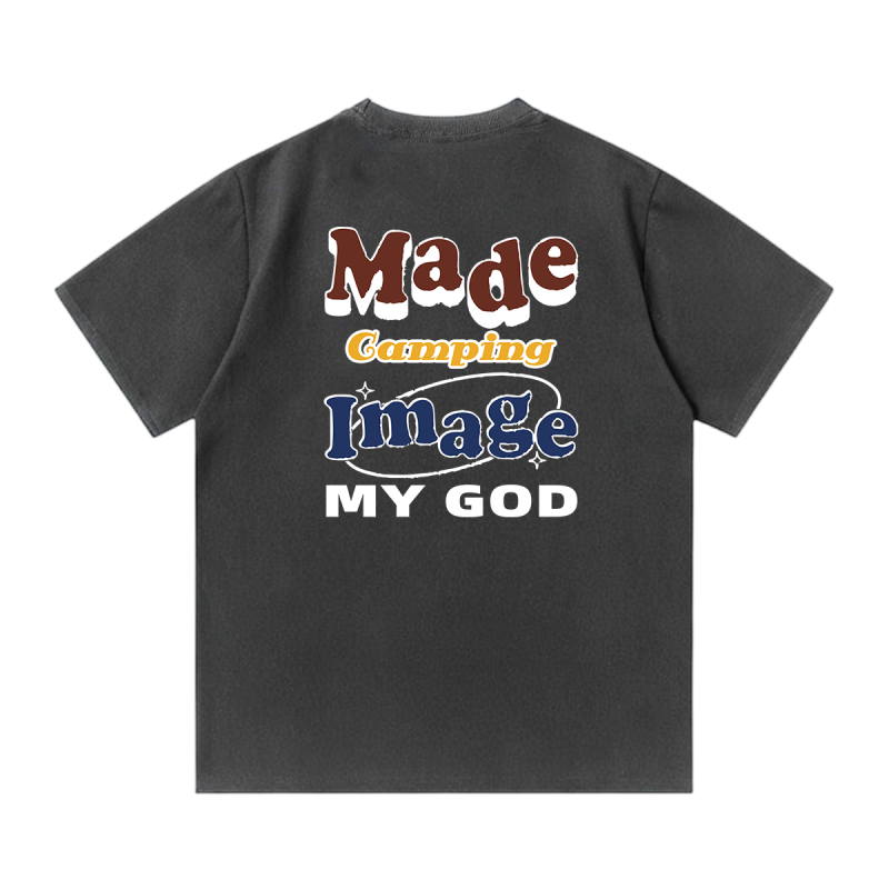 

Футболка для школьников с круглым вырезом Moderate Jeep, темно-серый