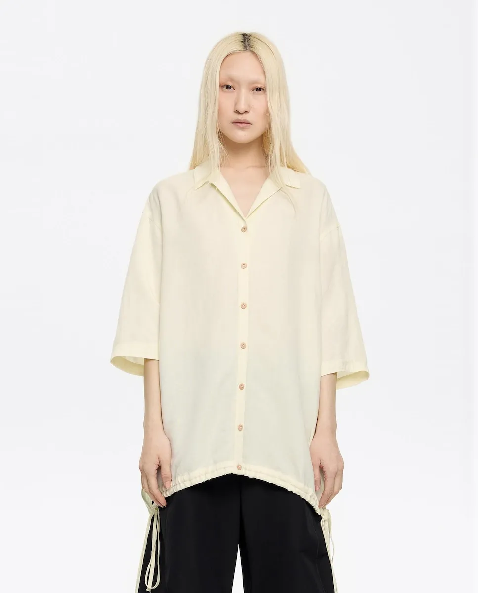 

Женская льняная рубашка оверсайз Bimba Y Lola, желтый