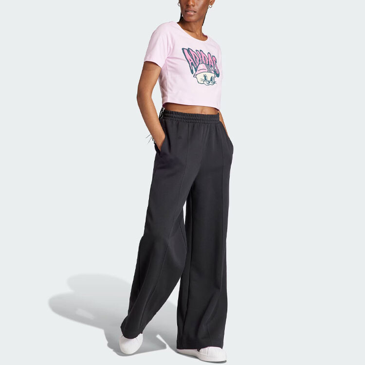 Футболка GRAPHIC BABY женская розовая Adidas Originals — фото 4