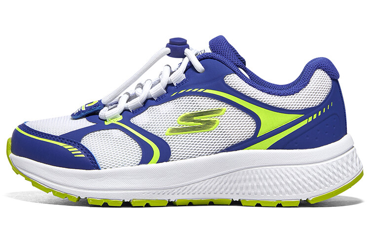 

Детские кроссовки Go Run Consistent GS Low-top белого/королевского синего/папоротникового зеленого цвета Skechers